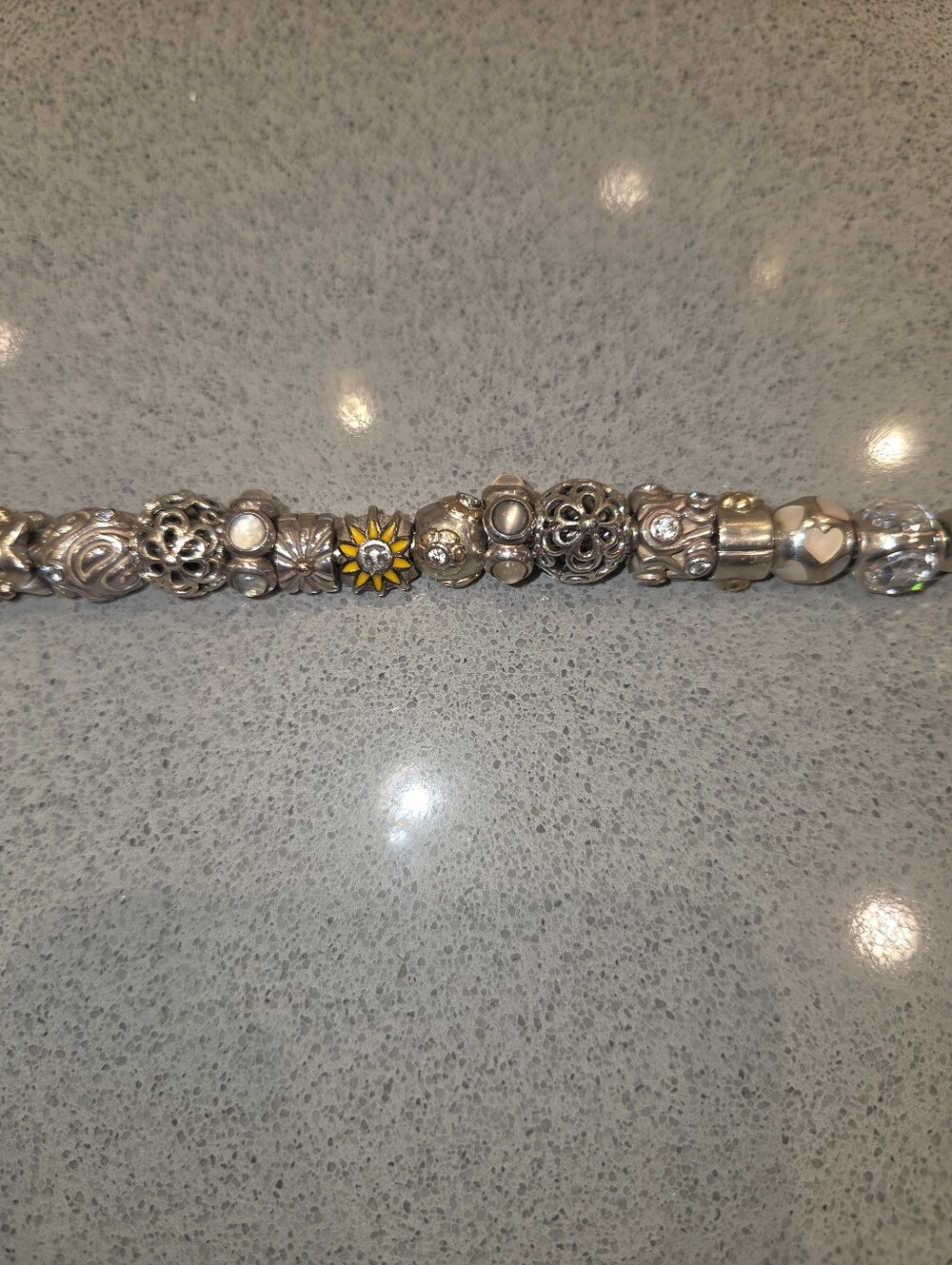 Pandora Sterling Silver Charm Bracelet With 18 Charms - Picture 3 of 6